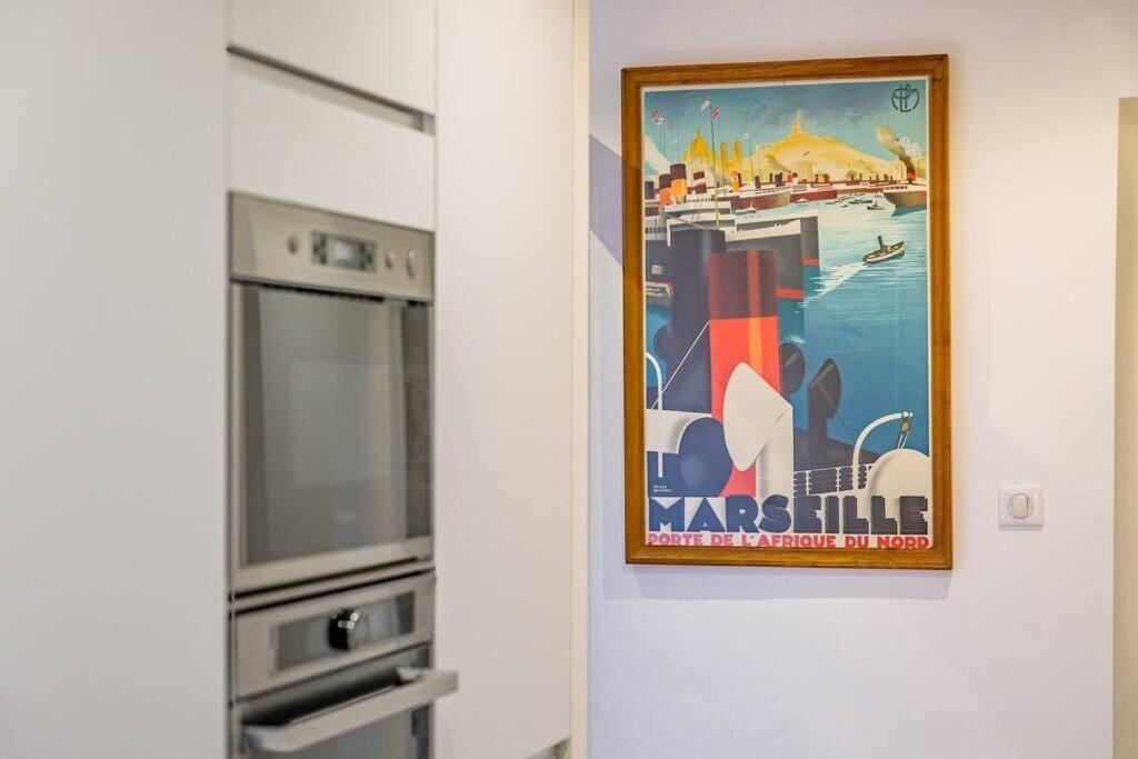 Appartement 5*, Climatise, Avec Terrasse Au Quartier Le Panier Марсель Экстерьер фото